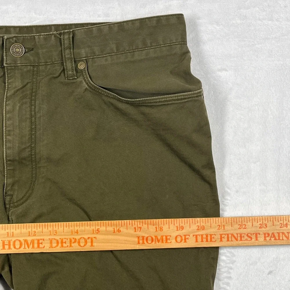 Polo Ralph Lauren Stretch Slim Fit Pants Mens 34x34 (Fits 36x34) Olive Green